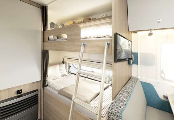 Śpij dobrze! Przytulne łóżka piętrowe z widokiem dla małych podróżników • 490 QSK | Fyn